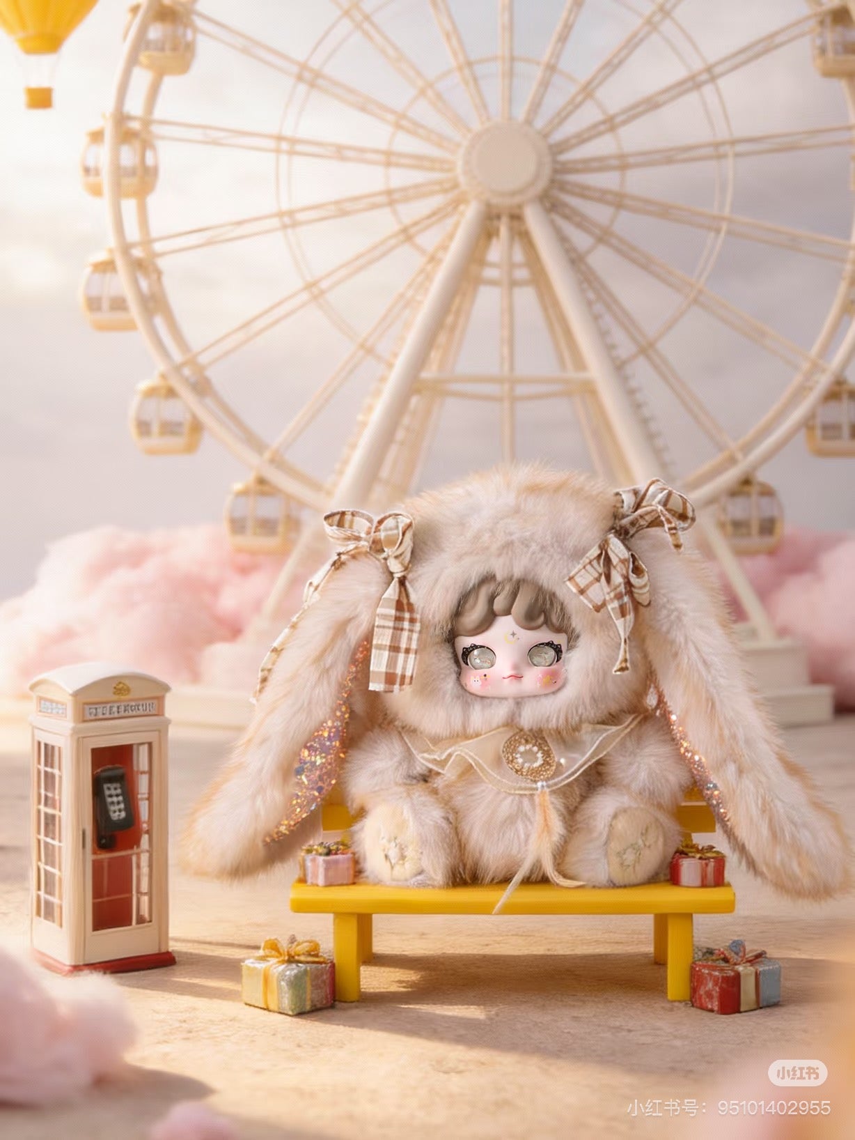 【B3G4】Bella 600% Dream-Catcher Rabbit Series Plush Blind Box