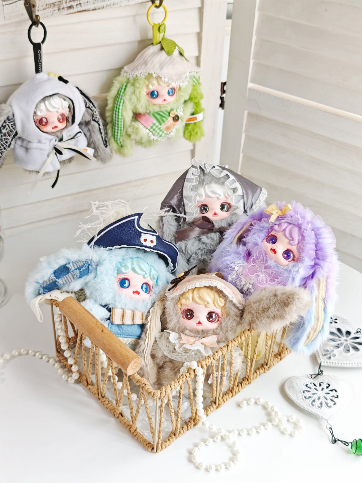 MIOCO-Bunny Dreamhouse series Plush Doll Pendant