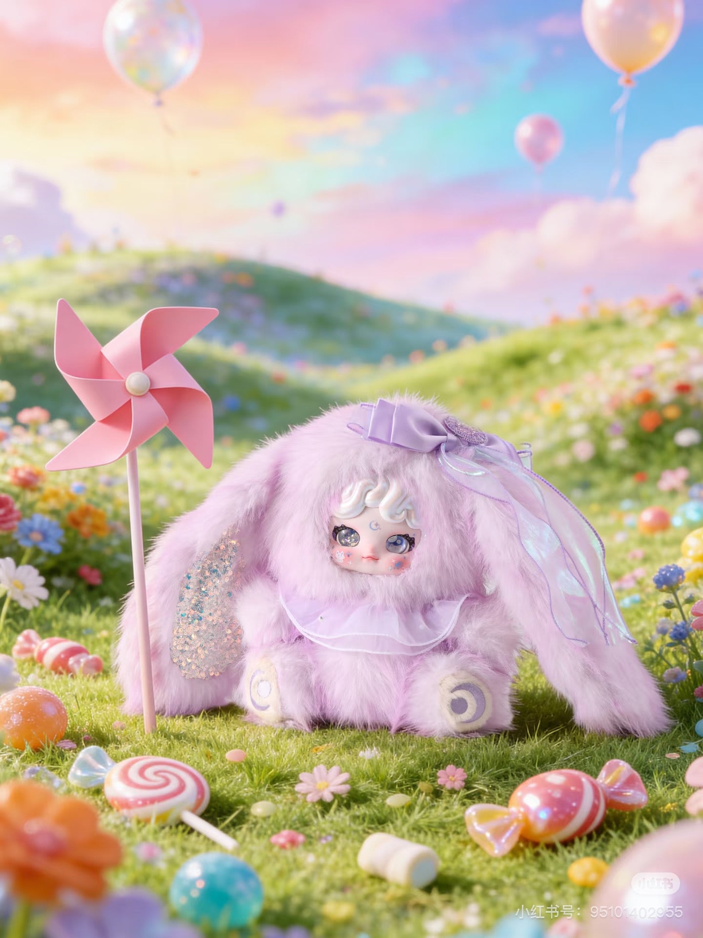 【B3G4】Bella 600% Dream-Catcher Rabbit Series Plush Blind Box